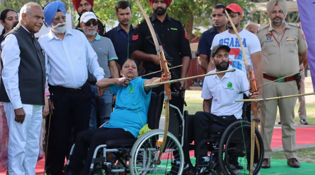 Sports carnival held for the wheelchair-bound at Sukhna